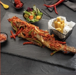 GRILLED CROAKER AND PLANTAIN